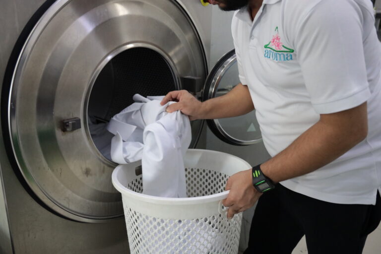 Dry cleaning garments - professional laundry service Qatar